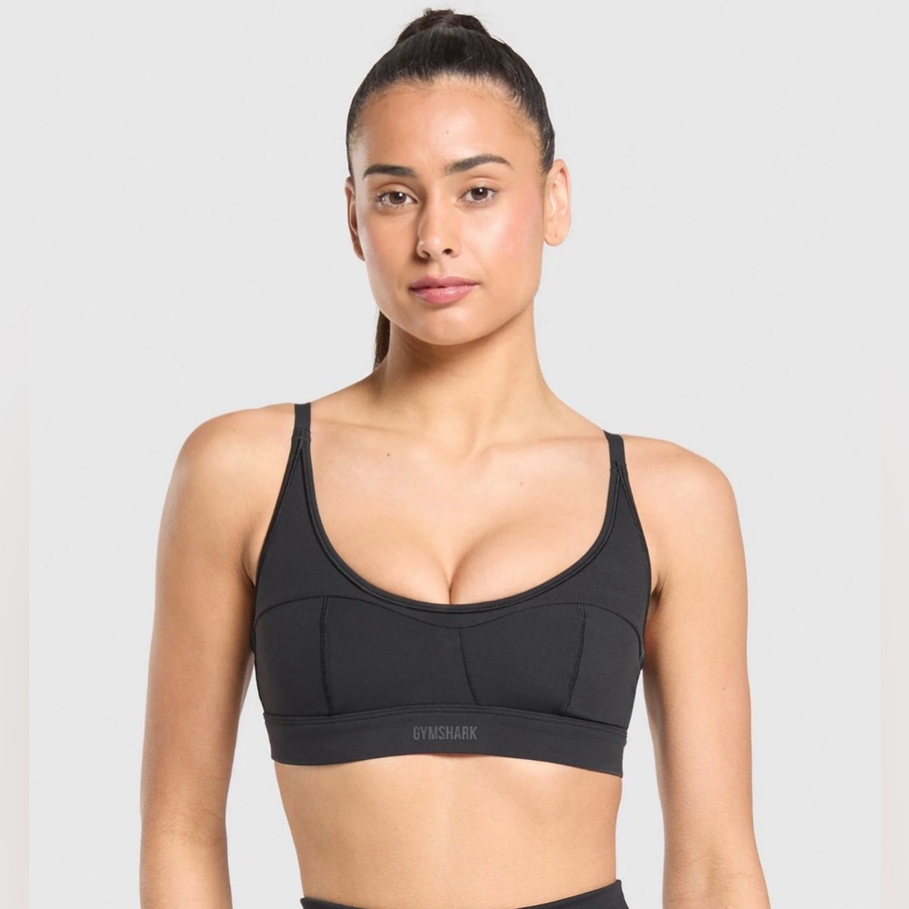 Gymshark Black Superset Sports Bra